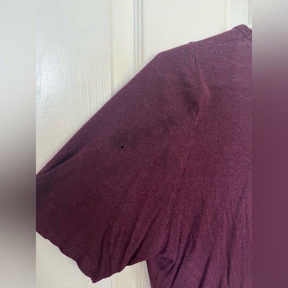 Wilfred:  Purple V-neck Tee - Picture 4 of 4